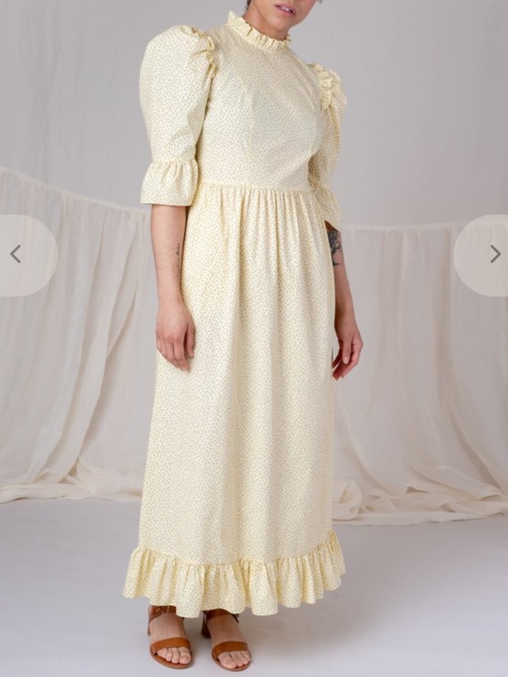 Batsheva Kate Floral Prairie Dress